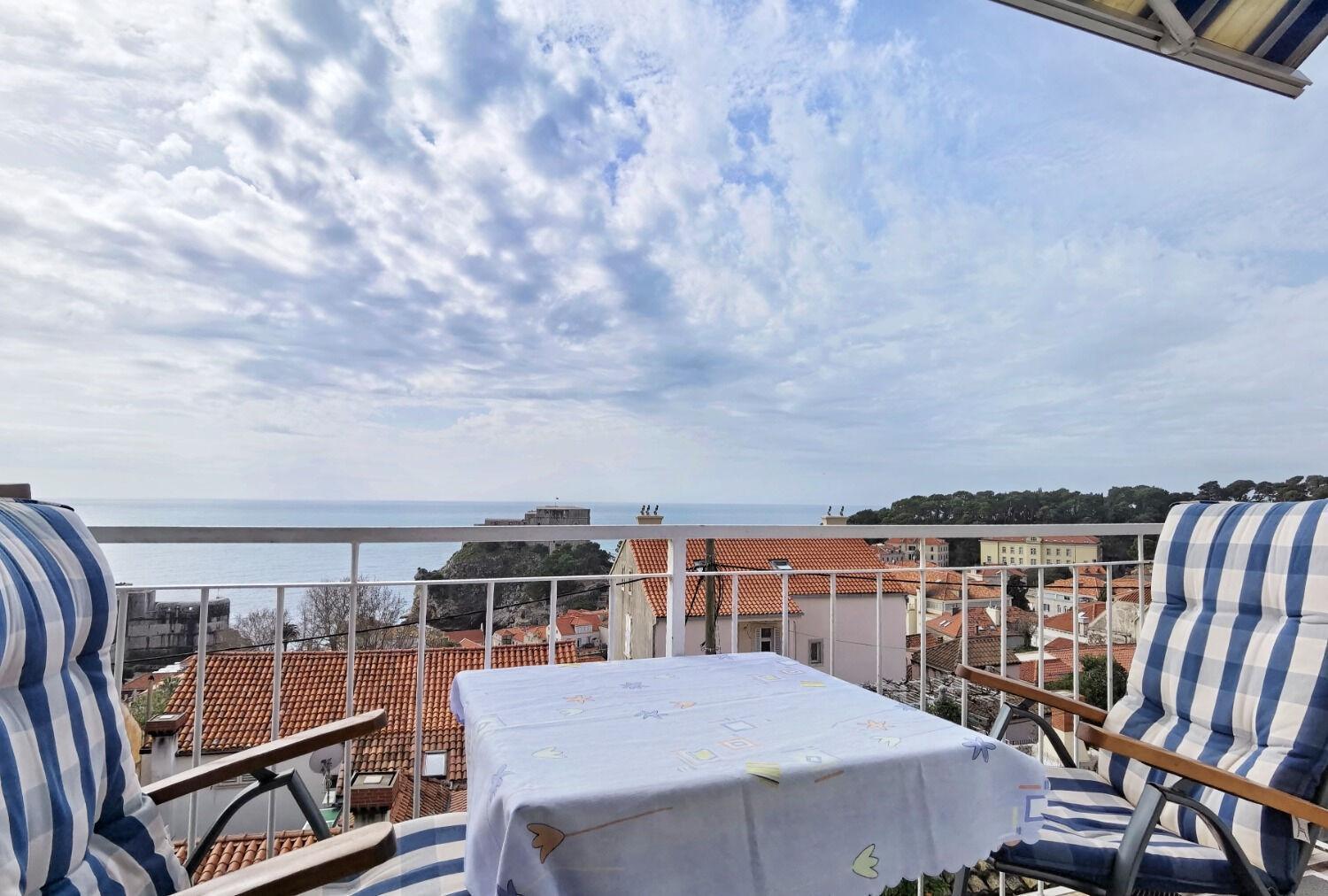 Apartment Anja - panoramic view Dubrovnik Bagian luar foto