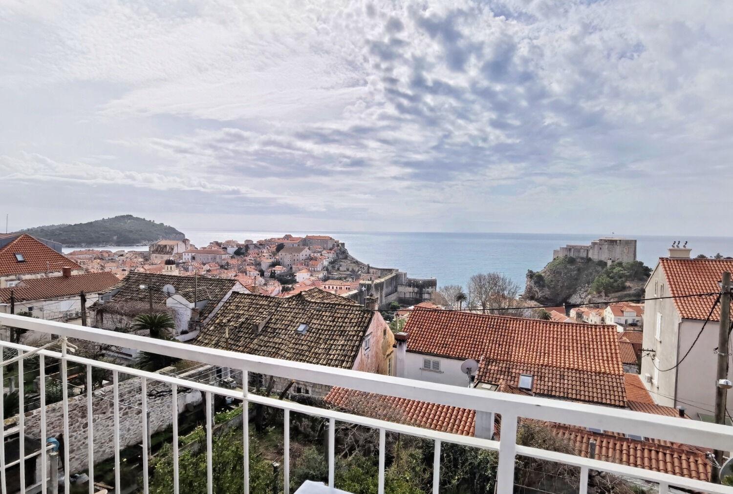 Apartment Anja - panoramic view Dubrovnik Bagian luar foto