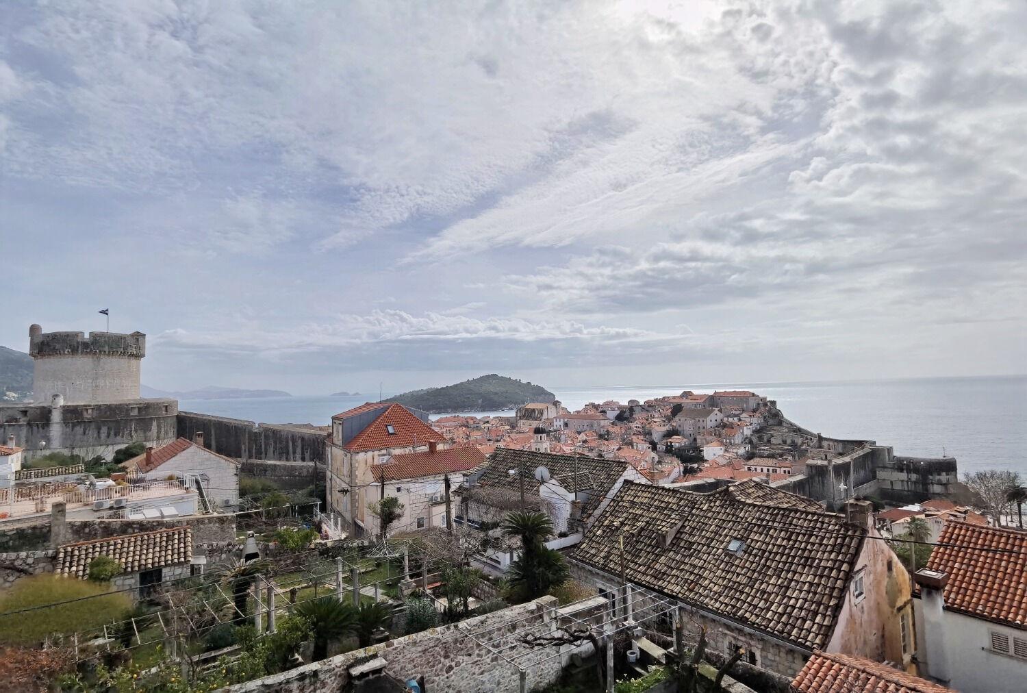 Apartment Anja - panoramic view Dubrovnik Bagian luar foto